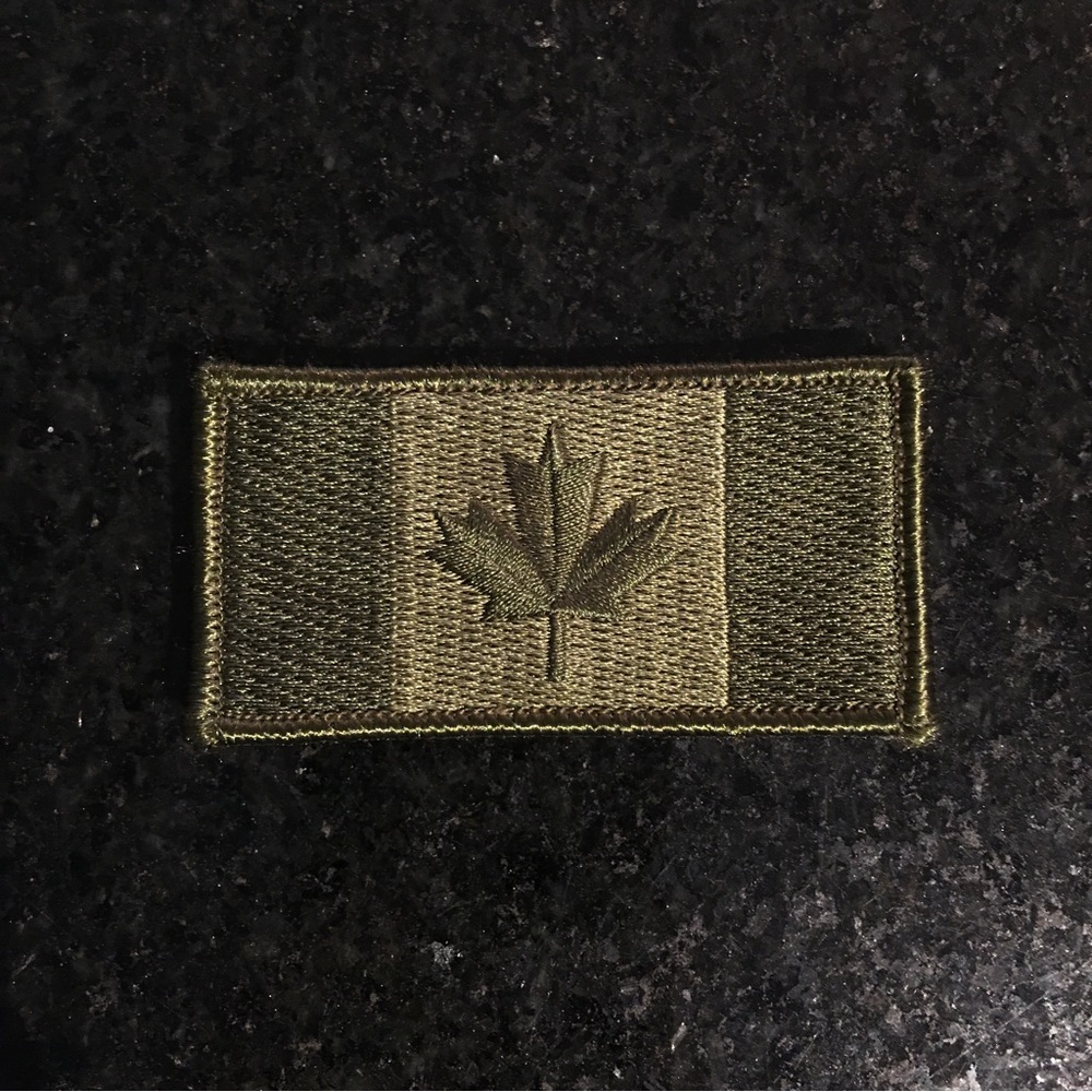 CANADA PATCH 3”x1.5” GREEN)